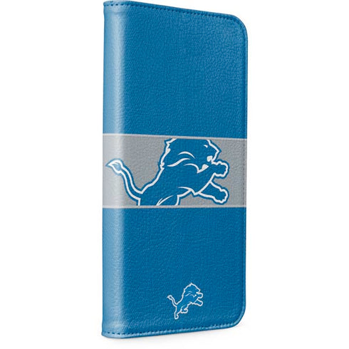 NFL Detroit Lions Zone Block iPhone 15 Pro Max Folio Case